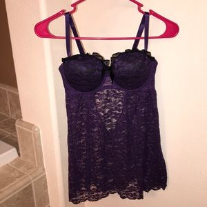 NWOT Sexy Purple lingerie set